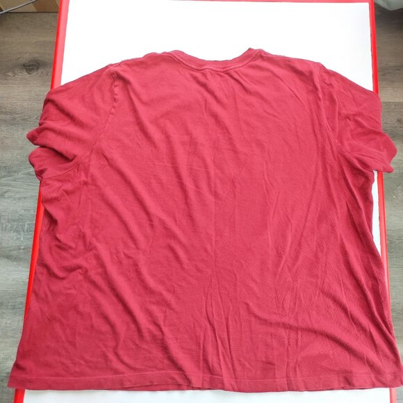 Puma short sleeve cotton T-shirt red with graphic design men's size XL - Picture 4 of 8